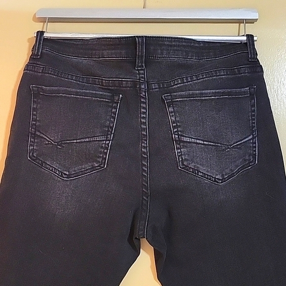 BKE Payton Mid Rise Ankle Skinny Jeans Black Women's Size 32x27 - Picture 3 of 3